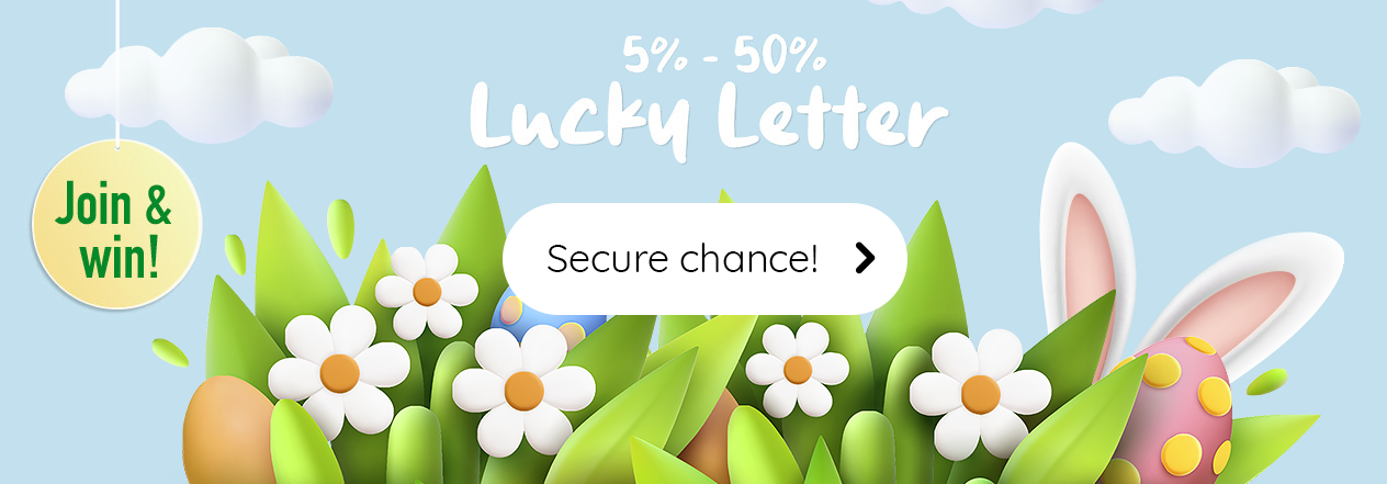 Lucky Letter: Our much-loved raffle where you always win!